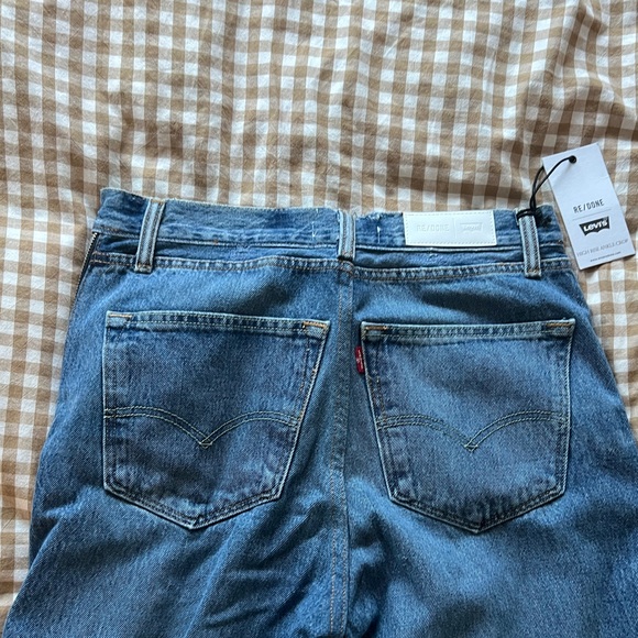 🥳HP💥RE/DONE✖️Levi’s High Rise Ankle Crop Jeans - Picture 7 of 10